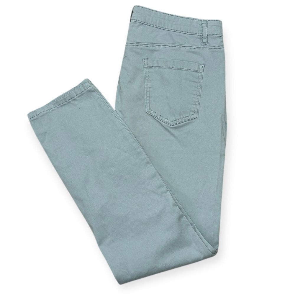 Buffalo David Bitton Daily Mid-Rise Stretch Skinny Ankle Pants 8/29 Light Blue - Picture 4 of 7